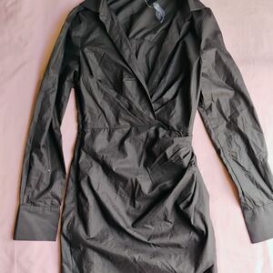 Forever 21 Black Long Sleeve Dress